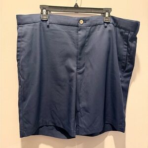 Peter Millar Deep Blue Flat Front Men's Shorts